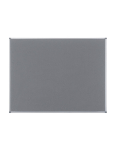 TABLERO FIELTRO NOBO ESSENCE MARCO ALUMINIO 90x60 cm GRIS