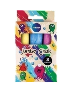 TIZAS de COLORES CENTRUM JUMBO COLOR ESTUCHE de 3