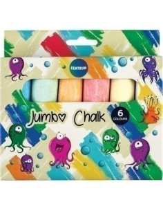 TIZAS de COLORES CENTRUM JUMBO COLOR ESTUCHE de 6