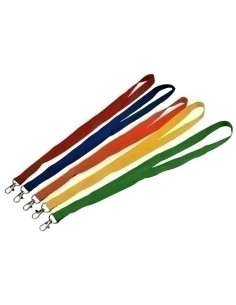 CINTA DE MOSQUETON METALICO 5 COLORES SURTIDO PAQUETE de 40