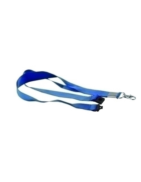 CORDON PARA DISTINTIVO FOROFIS AZUL con CLIP METALICO CAJA DE 50