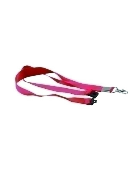 CORDON PARA DISTINTIVO FOROFIS ROJO con CLIP METALICO CAJA DE 50