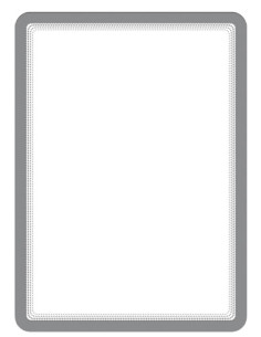 FUNDA PORTA CARTELES TARIFOLD MAGNETO SOLO A3 VERTICALHORIZONTAL PLATA PACK de 2