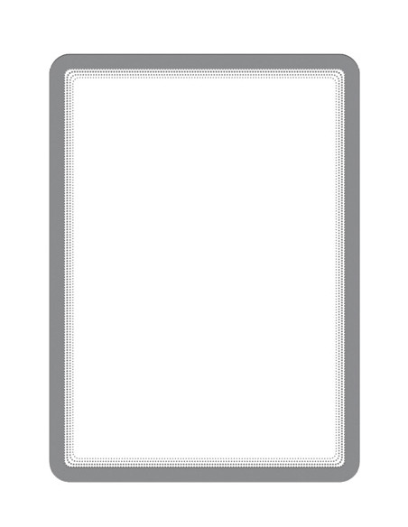 FUNDA PORTA CARTELES TARIFOLD MAGNETO SOLO A3 VERTICALHORIZONTAL PLATA PACK de 2