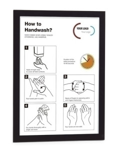 MARCO DURABLE MAGNETICO AUTOADHESIVO DURAFRAME A4 NEGRO BOLSA DE 2