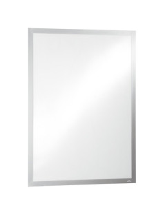 MARCO DURABLE MAGNETICO AUTOADHESIVO DURAFRAME A4 PLATEADO BOLSA DE 2