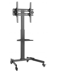 SOPORTE DE SUELO MOVIL EQUIP CON RUEDAS PARA PANTALLAS 32  A 55  HASTA 35Kg