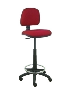 TABURETE PIQUERAS Y CRESPO ISSO ERGOMICO MECANISMO DE CONTACTO PERMANENTE REGULABLE EN ALTURA Y ARO REPOSAPIES ASIENTO Y RESPALD