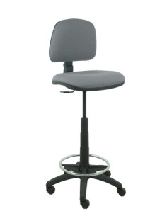 TABURETE PIQUERAS Y CRESPO ISSO ERGOMICO MECANISMO DE CONTACTO PERMANENTE REGULABLE EN ALTURA Y ARO REPOSAPIES ASIENTO Y RESPALD