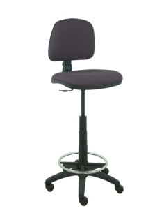 TABURETE PIQUERAS Y CRESPO ISSO ERGOMICO MECANISMO DE CONTACTO PERMANENTE REGULABLE EN ALTURA Y ARO REPOSAPIES ASIENTO Y RESPALD