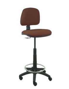 TABURETE PIQUERAS Y CRESPO ISSO ERGOMICO MECANISMO DE CONTACTO PERMANENTE REGULABLE EN ALTURA Y ARO REPOSAPIES ASIENTO Y RESPALD