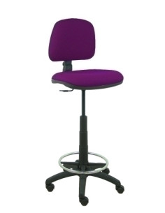 TABURETE PIQUERAS Y CRESPO ISSO ERGOMICO MECANISMO DE CONTACTO PERMANENTE REGULABLE EN ALTURA Y ARO REPOSAPIES ASIENTO Y RESPALD