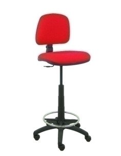 TABURETE PIQUERAS Y CRESPO ISSO ERGOMICO MECANISMO DE CONTACTO PERMANENTE REGULABLE EN ALTURA Y ARO REPOSAPIES ASIENTO Y RESPALD