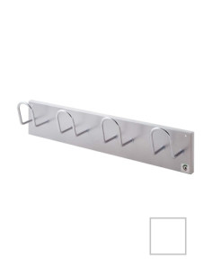 PERCHERO PARED CLINDRO H-14 4 COLGADORES BLANCO