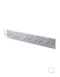 PERCHERO PARED CLINDRO H-15 5 COLGADORES BLANCO