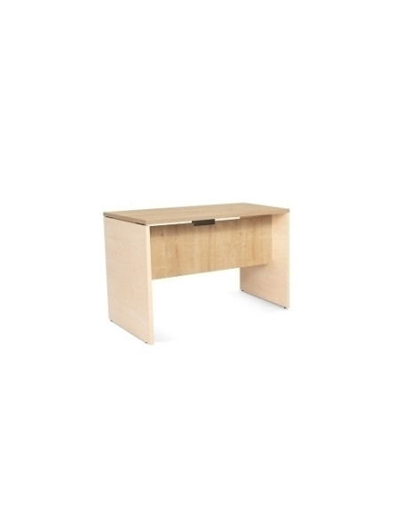 MESA ROCADA WORK 120x60 ESTRUCTURA HAYA TABLERO ROBLE