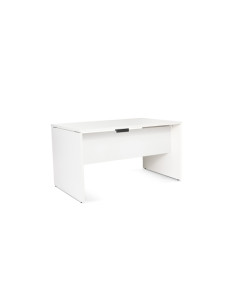 MESA ROCADA WORK 140x80 ESTRUCTURA BLANCO TABLERO BLANCO