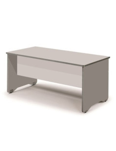 MESA ROCADA WORK 160x80 ESTRUCTURA ALUMINIO TABLERO GRIS