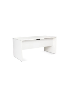 MESA ROCADA WORK 160x80 ESTRUCTURA BLANCO TABLERO BLANCO