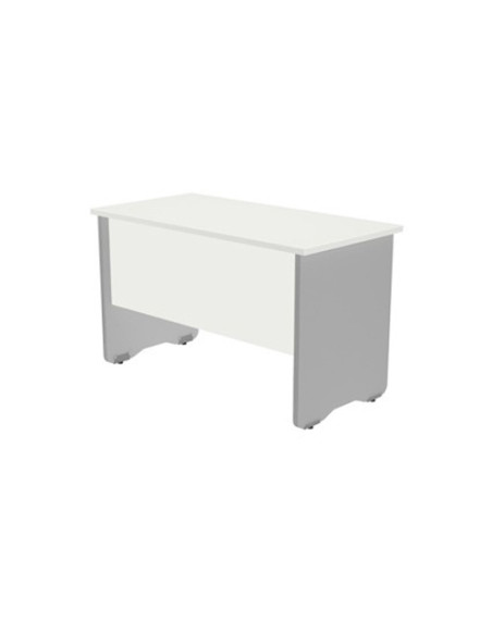 MESA ROCADA WORK 180x80 ESTRUCTURA ALUMINIO TABLERO BLANCO