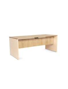 MESA ROCADA WORK 180x80 ESTRUCTURA HAYA TABLERO ROBLE