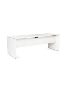 MESA ROCADA WORK 200x80 ESTRUCTURA BLANCO TABLERO BLANCO