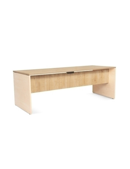 MESA ROCADA WORK 200x80 ESTRUCTURA HAYA TABLERO ROBLE