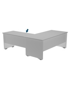 MESA ROCADA WORK ALA 100x60 ESTRUCTURA ALUMINIO TABLERO GRIS