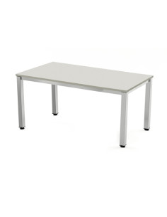 MESA ROCADA EXECUTIVE 160x163 ESTRUCTURA ALUMINIO TABLERO MELAMINA GRIS