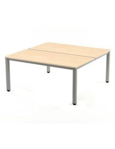 MESA ROCADA EXECUTIVE 180x163 ESTRUCTURA ALUMINIO TABLERO MELAMINA HAYA