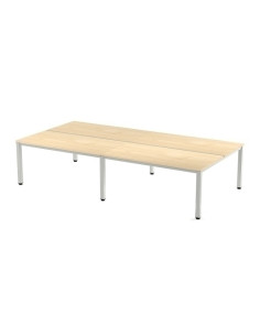 MESA ROCADA EXECUTIVE 320x163 ESTRUCTURA BLANCO TABLERO MELAMINA HAYA