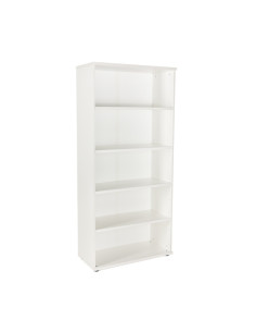 ARMARIO ROCADA ABIERTO 195x90x45 ESTRUCTURA BLANCO Y TAPA BLANCO