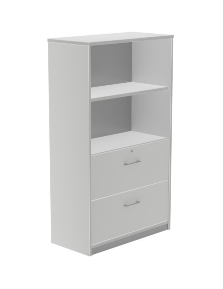 ARMARIO ROCADA CARPETERO 156x90x45 ESTRUCTURA ALUMINIO FRONTAL Y TAPA GRIS