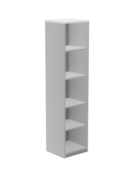 ARMARIO ROCADA COLUMNA 195x45x45 ESTRUCTURA ALUMINIO Y TAPA BLANCO