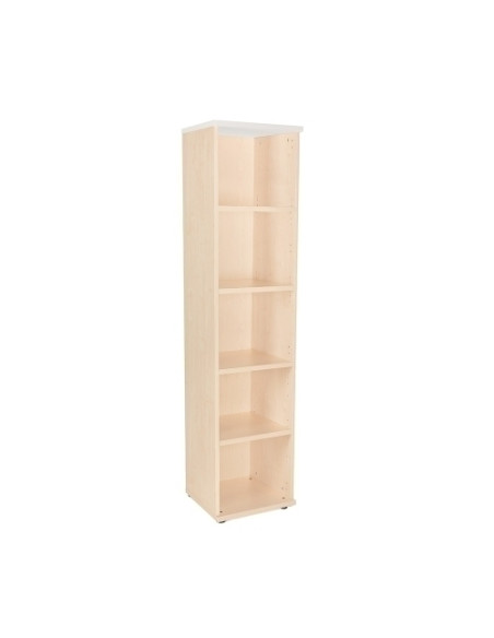 ARMARIO ROCADA COLUMNA 195x45x45 ESTRUCTURA HAYA Y TAPA BLANCO