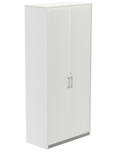 ARMARIO ROCADA CON PUERTAS 195x90x45 ESTRUCTURA BLANCO PUERTAS Y TAPA BLANCO