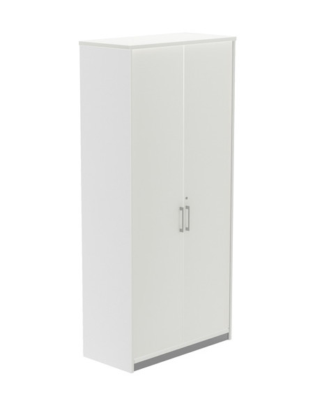 ARMARIO ROCADA CON PUERTAS 195x90x45 ESTRUCTURA BLANCO PUERTAS Y TAPA BLANCO