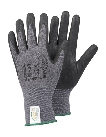 GUANTES NITRILO TEGERA 873 FOAM NYLON NEGRO TALLA 9