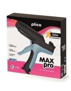 PISTOLA de COLA TERMOFUSIBLE PLICO MAX PRO 100W