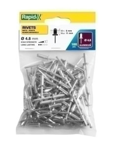 REMACHES RAPID REMACHADORA ø48 14 mm ALUMINIO caja de 100