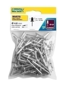REMACHES RAPID REMACHADORA ø48 16 mm ALUMINIO caja de 100