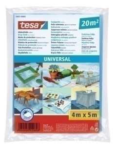 PLASTICO TESA DE CUBRICION UNIVERSAL TRANSPARENTE 4x5 METROS