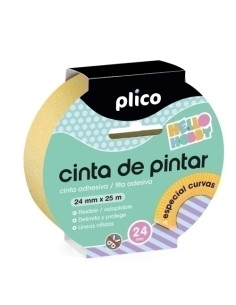 CINTA PINTOR PLICO ESPECIAL CURVAS 24mm x 25 M