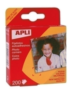 FIJAFOTOS APLI AUTOADHESIVOS CAJA 200 U