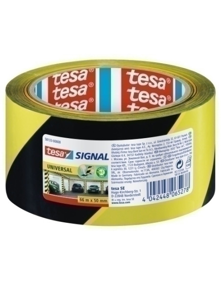 ROLLOS SEGURIDAD 66X50 MM BICOLOR NEGROAMARILLO