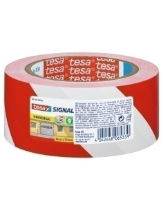 ROLLOS SEGURIDAD 66X50 MM BICOLOR ROJOBLANCO