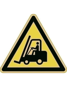 MARCAJE SEGURIDAD DURABLE AUTOADHESIVO PRECAUCION CARRETILLA ELEVADORA