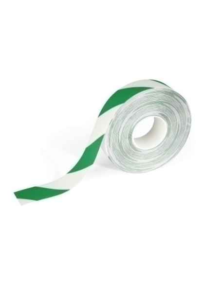 MARCAJE SUELO DURABLE DURALINE STRONG AUTOADHESIVO CINTA VERDEBLANCO