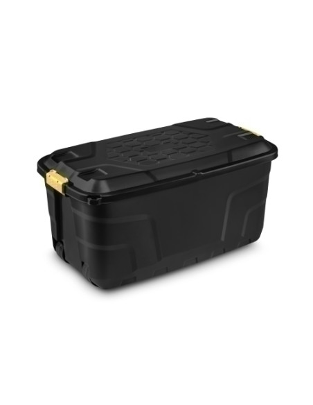 CAJA ALMACENAMIENTO STRATA BY CEP HW440 145 LITROS APILABLE con TAPA SERVICIO PESADO NEGRO