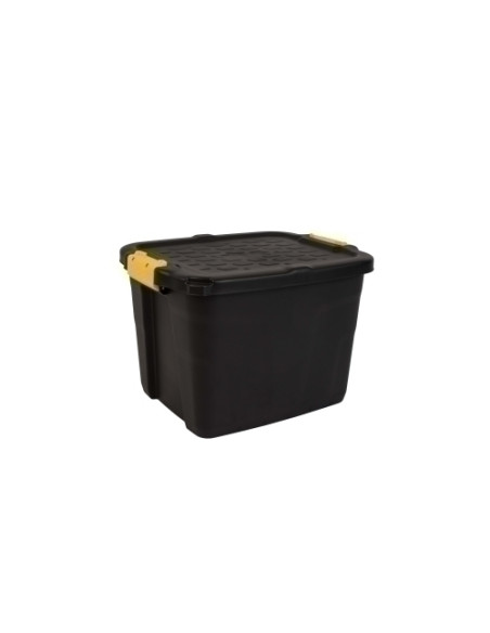 CAJA ALMACENAMIENTO STRATA BY CEP HW443 42 LITROS APILABLE con TAPA SERVICIO PESADO NEGRO
